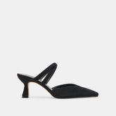 Linore Onyx Suede Heels / Dolce Vita