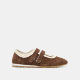 Swan Dk Brown Suede Sneakers / Dolce Vita