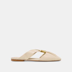 Franey White Leather Flats / Dolce Vita