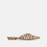Elm Beige Zebra Raffia Flats / Dolce Vita