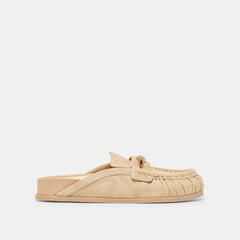 Jodero Almond Suede Flats / Dolce Vita