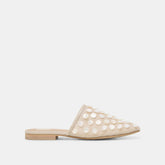 Rova Bead Ivory Disc Mesh Flats / Dolce Vita