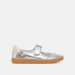 Nanet Silver Leather Sneakers / Dolce Vita