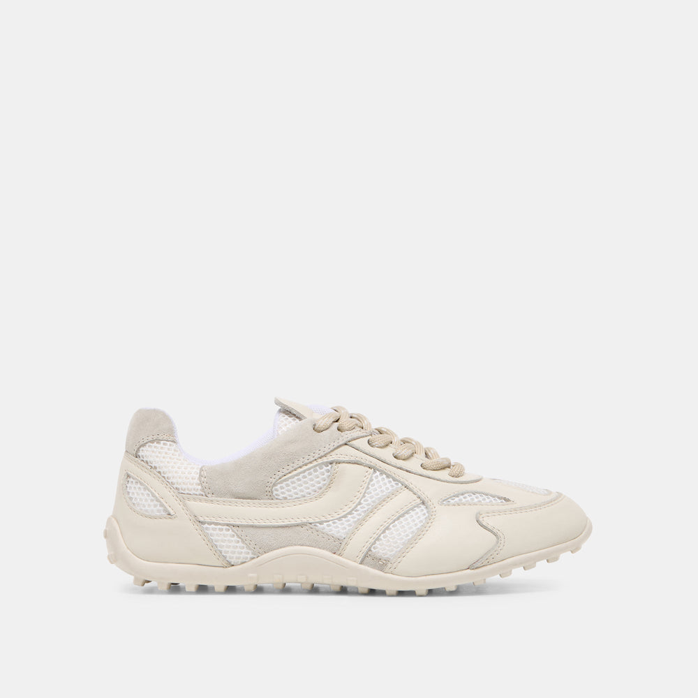 Myles White Multi Leather Sneakers / Dolce Vita