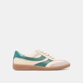 Merit White Green Leather Sneakers / Dolce Vita