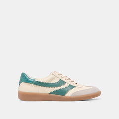 Merit White Green Leather Sneakers / Dolce Vita