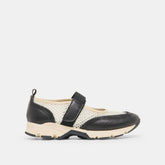 Seline White Black Mesh Sneakers / Dolce Vita