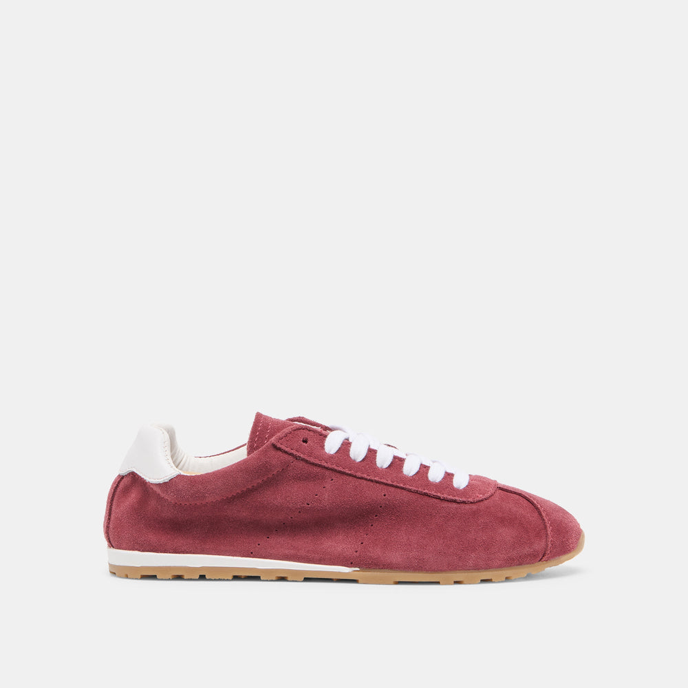 Serina Burgundy Suede Sneakers / Dolce Vita