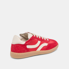 Rebel Crimson Nylon Sneakers / Dolce Vita
