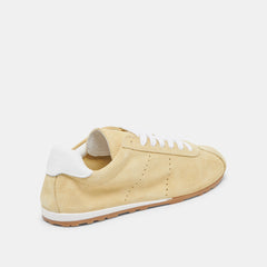 Serina Yellow Suede Sneakers / Dolce Vita