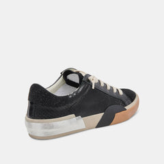 Zina Sneakers Onyx Embossed Leather | Women's Sneakers
– Dolce Vita / Dolce Vita