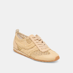 Dream Lt Natural Woven Raffia Sneakers / Dolce Vita