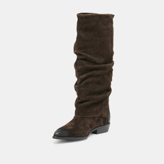 Marla Dk Brown Suede Boots / Dolce Vita