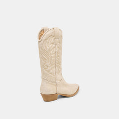 Tanner Bone Fabric Boots / Dolce Vita