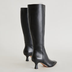 Auggie Black Leather Boots / Dolce Vita