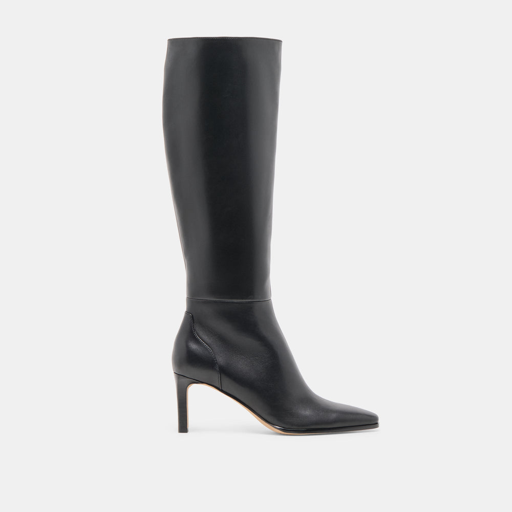 Emmi Black Leather Boots / Dolce Vita
