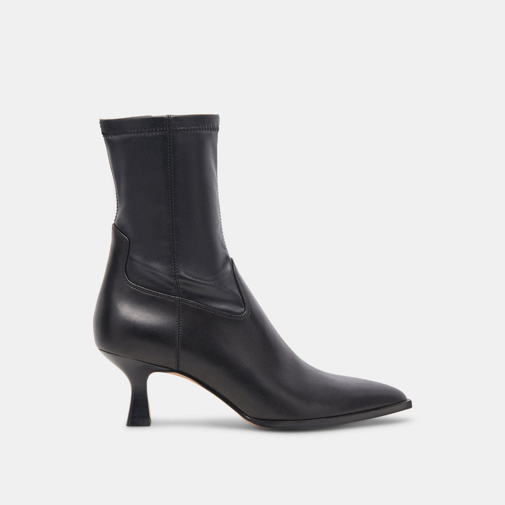 Arya Black Leather Boots / Dolce Vita
