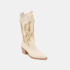Vila Ivory Leather Boots / Dolce Vita
