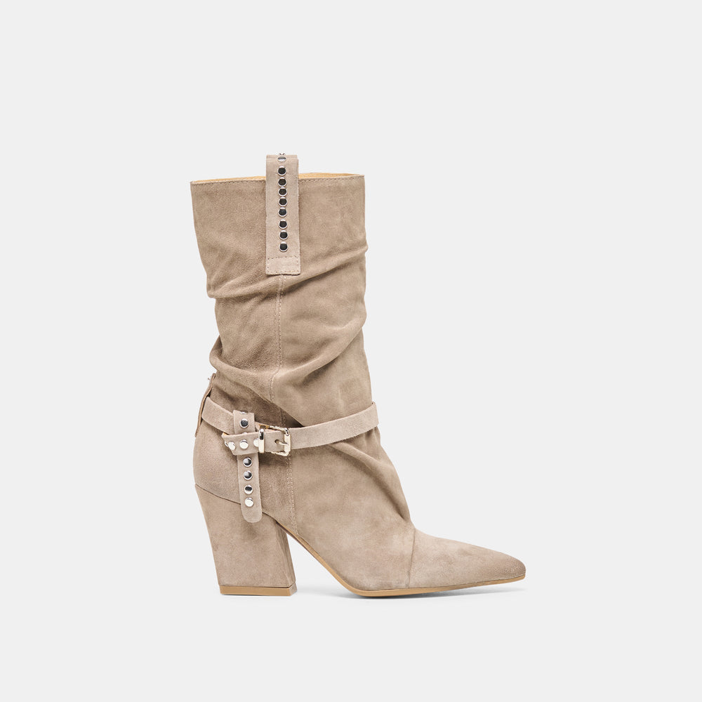 Morla Taupe Suede Boots / Dolce Vita