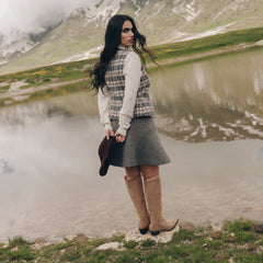 Virona H2O Waterproof Dk Taupe Suede Boots / Dolce Vita