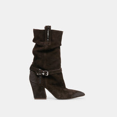 Morla Dk Brown Suede Boots / Dolce Vita