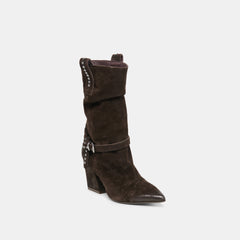 Morla Dk Brown Suede Boots / Dolce Vita