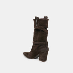 Morla Dk Brown Suede Boots / Dolce Vita