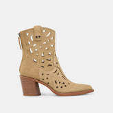 Zenobi Dk Taupe Suede Booties / Dolce Vita
