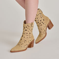 Zenobi Dk Taupe Suede Booties / Dolce Vita