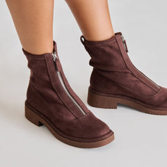 Shante Mahogany Stella Suede Boots / Dolce Vita