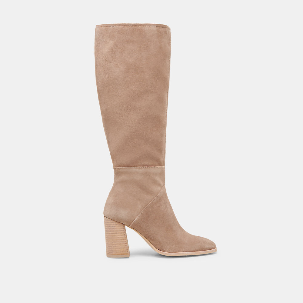 FYNN Wide Calf Boots Truffle Suede | Truffle Suede Knee-High Boots
– Dolce Vita / Dolce Vita