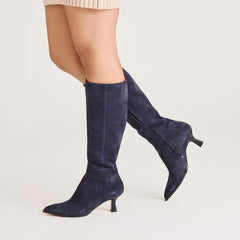 Auggie Navy Suede Boots / Dolce Vita