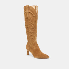 Alisa Lt Brown Suede Boots / Dolce Vita