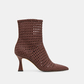 Embry Brown Woven Stella Booties / Dolce Vita