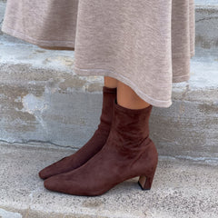Anika Dk Brown Stella Suede Boots / Dolce Vita
