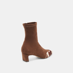 Anika Dk Brown Multi Stella Suede Boots / Dolce Vita