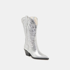 Ryland Extra Wide Calf Silver Boots | Distressed Leather Boots
– Dolce Vita / Dolce Vita