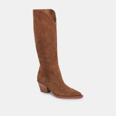 RAJ Wide Calf Boots Brown Suede | Women's Brown Suede Knee-High Boots
– Dolce Vita / Dolce Vita