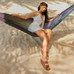 Julio Whiskey Vinyl Sandals / Dolce Vita