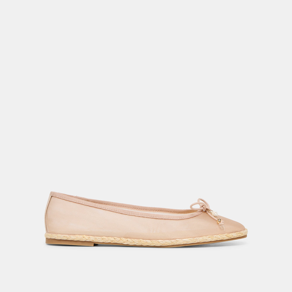 Tianna Mesh Blush Mesh Ballet Flats / Dolce Vita