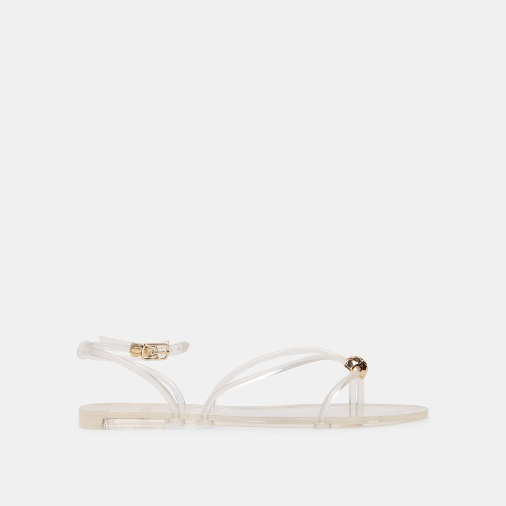 Kenley Vinyl Crystal Jelly Sandals / Dolce Vita