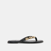 Juny Black Leather Sandals / Dolce Vita