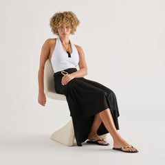 Juny Black Leather Sandals / Dolce Vita