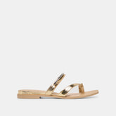 Tarina Gold Leather Sandals / Dolce Vita