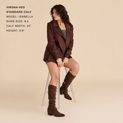 Virona H2O Waterproof Dk Brown Suede Boots / Dolce Vita