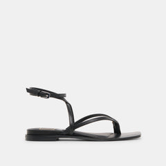 Tyrice Black Leather Sandals / Dolce Vita