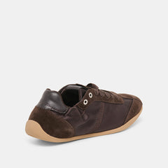Dakoda Dk Brown Satin Sneakers / Dolce Vita