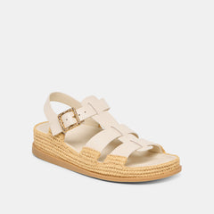 Shenna Bone Leather Sandals / Dolce Vita