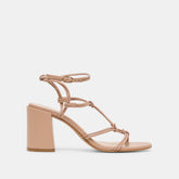 Fizzy Lt Tan Leather Heels / Dolce Vita
