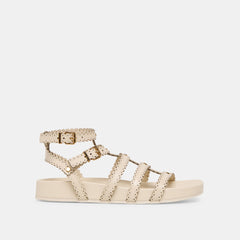 Susana Creme Leather Sandals / Dolce Vita
